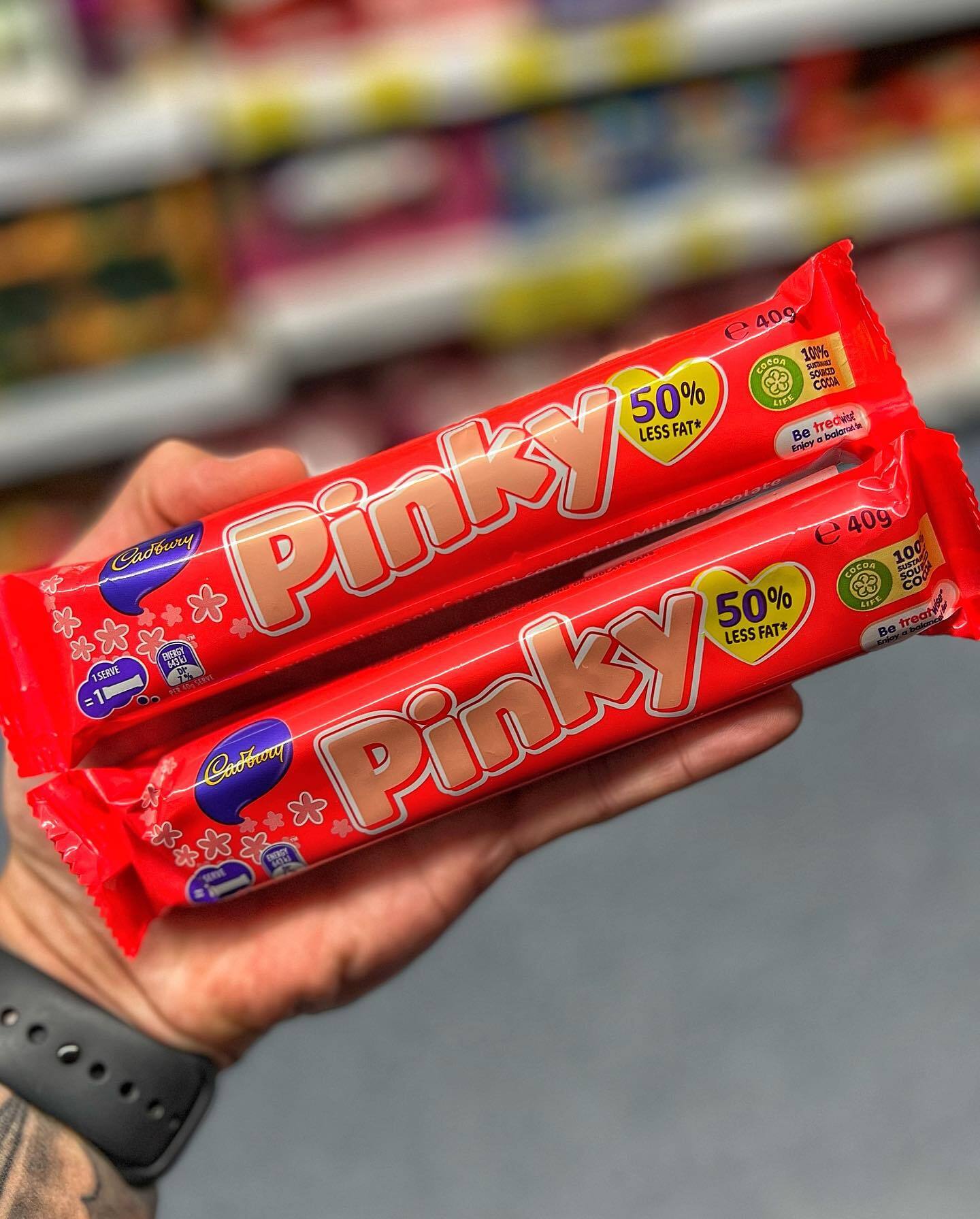 Cadbury Pinky bars made a return to the UK stores in May