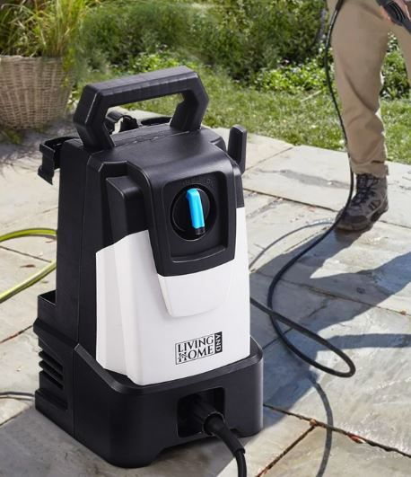 The Range says it's pressure washer can "power through dirt"