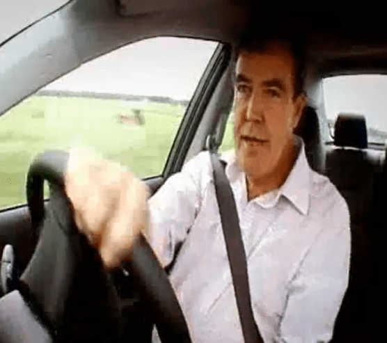 Clarkson put the super saloon through its paces in an episode of Top Gear