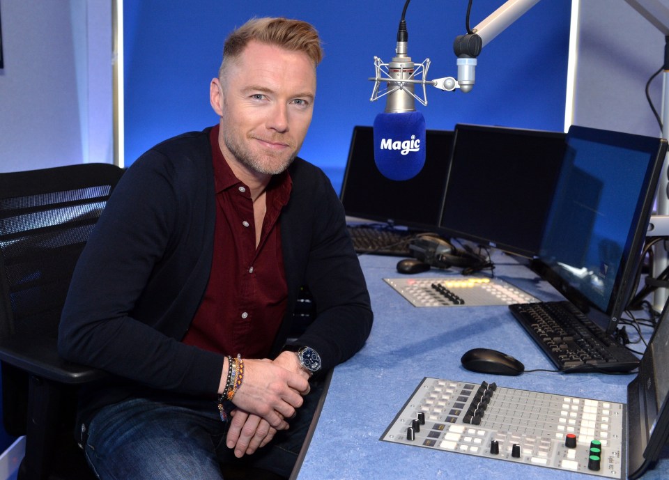 Ronan Keating broke the news to his Magic Radio Breakfast Show listeners on Thursday