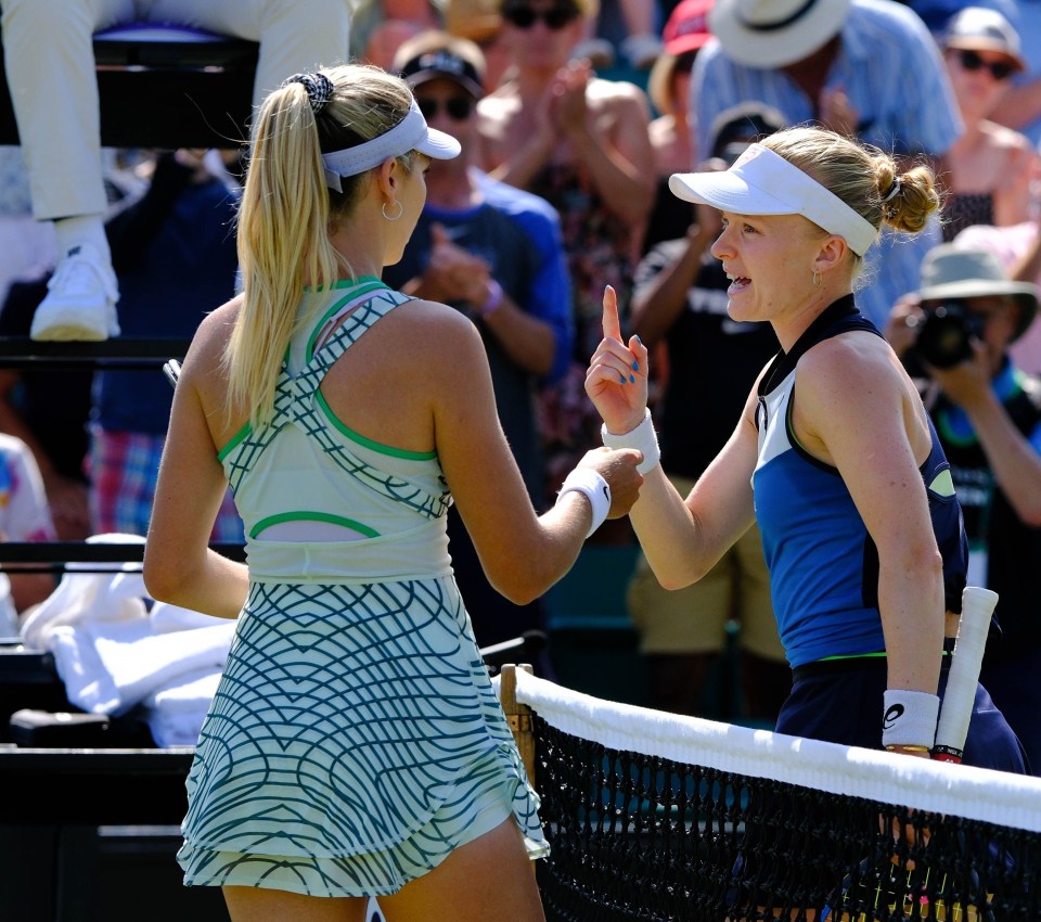 Katie Boulter could meet Harriet Dart in round two