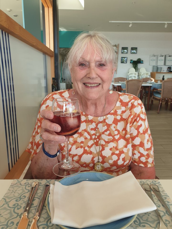 Dorothy Hind, 82, went on holiday with her son Alan