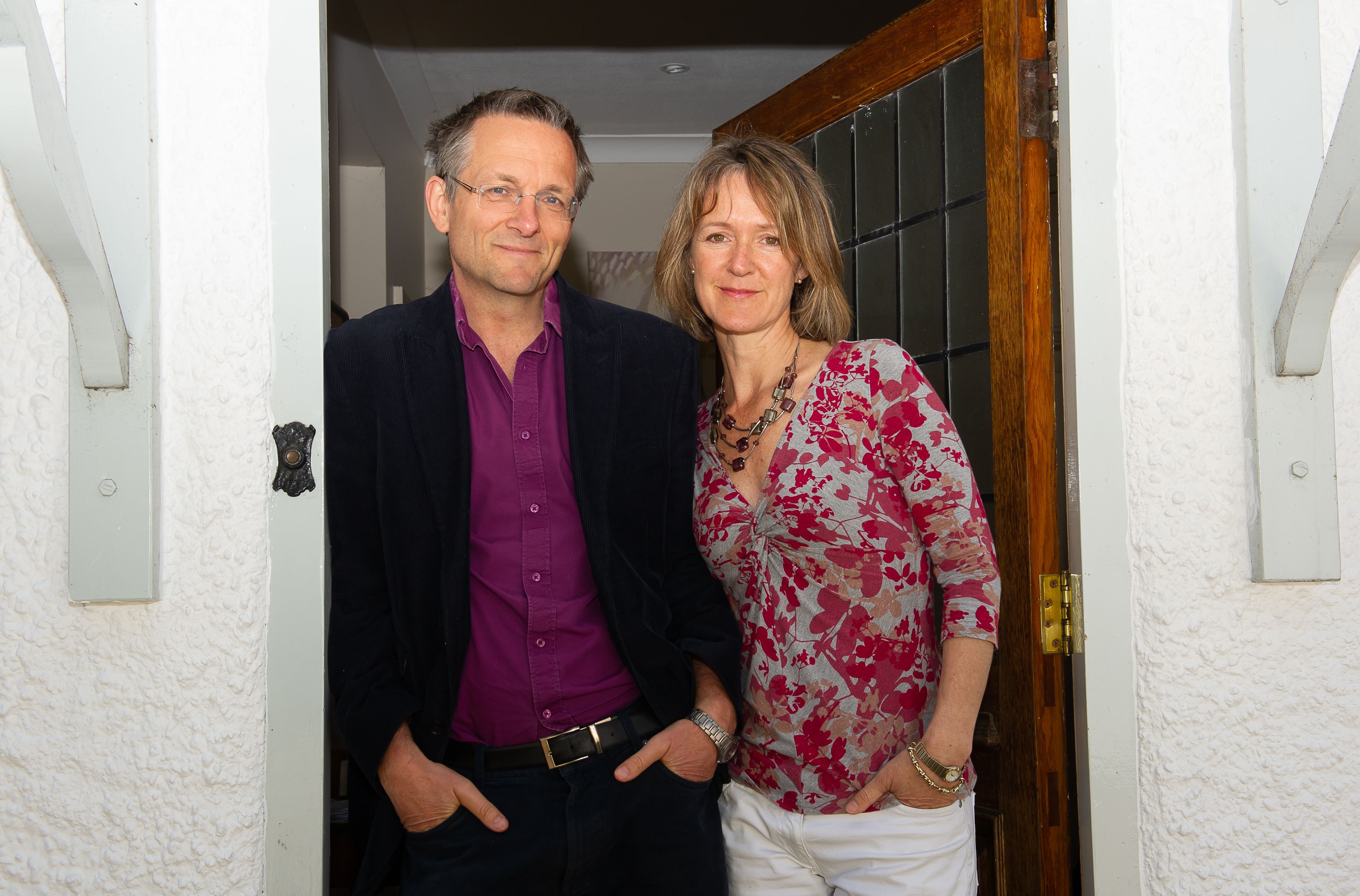 Dr Mosley with wife Dr Clare Mosley - who described him as 'adventurous' after his death