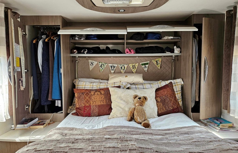 The couple have turned the van into their forever home