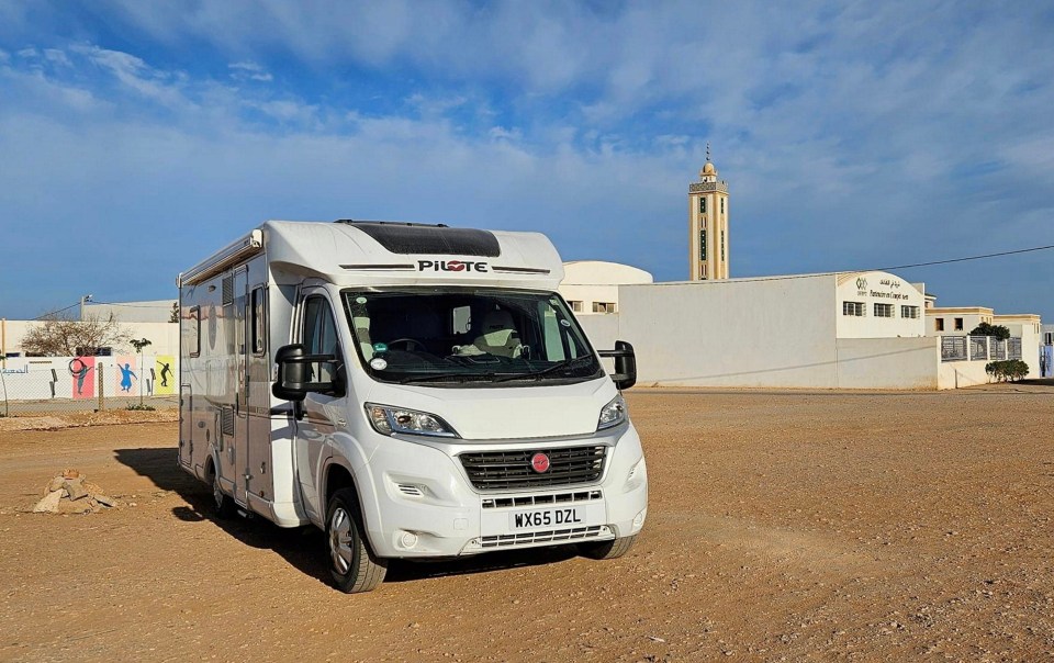 The couple now live in a van, which they say is much cheaper than renting a house like they used to