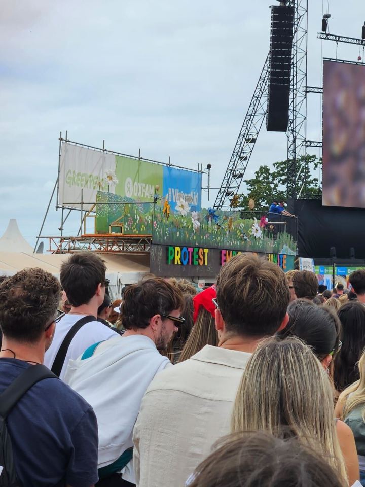 Paul Mescal and Daisy Edgar Jones met up at Glastonbury - but crowds failed to recognise them