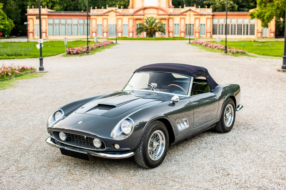 His Ferrari 250 GT SWB California Spider is worth up to £14m