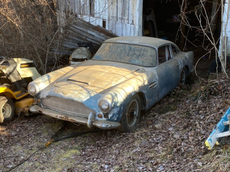 This classic Aston Martin has been rediscovered