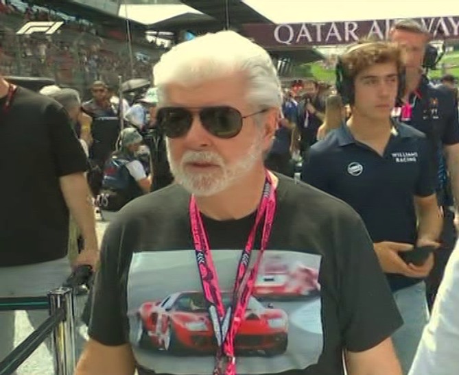 Martin was on the grid at today's Austrian Grand Prix, alongside famous faces like George Lucas