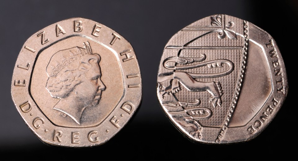 The Royal Mint 20p coin sold for around 250 times its worth