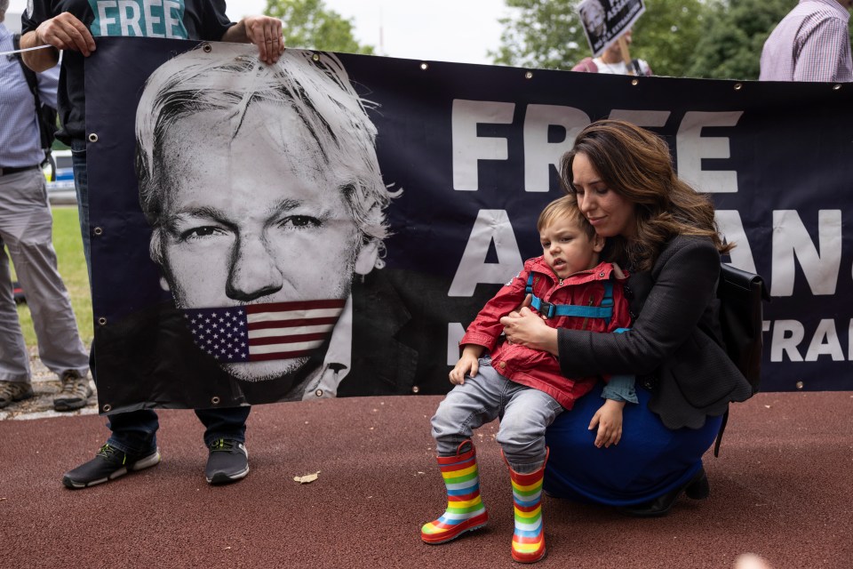 Richard says those close to Assange were 'totally blindsided' by his relationship with Stella