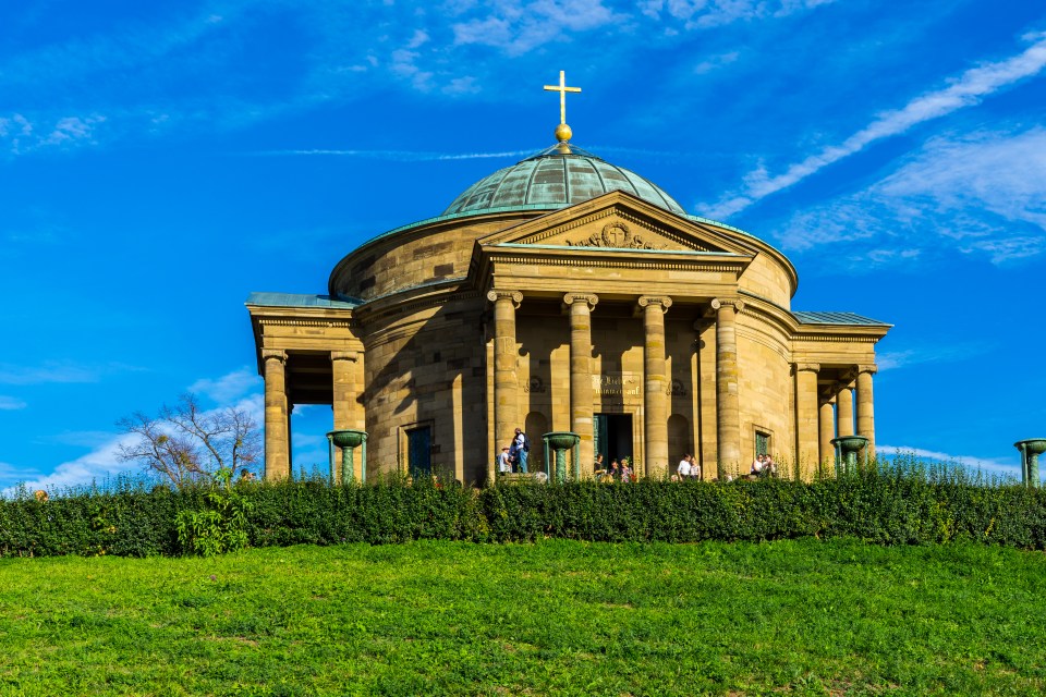 Enjoy spectacular views over the city from Wurttemberg Mausoleum