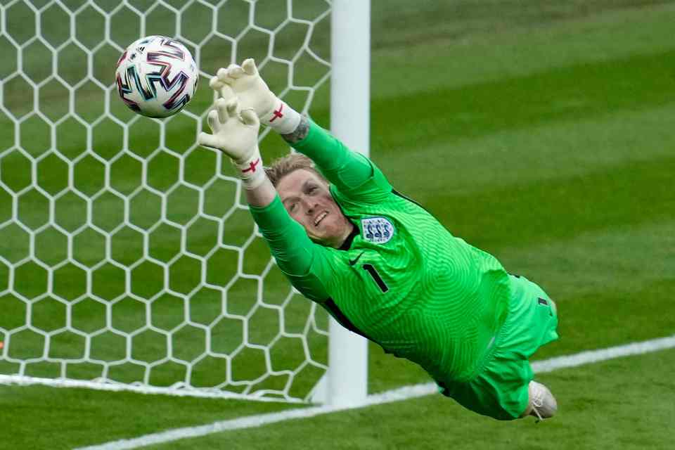 Jordan Pickford has saved 13 per cent of penalties he has faced