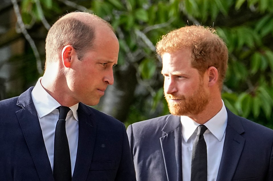 The Duke of Westminster's wedding has exposed Harry and William's brutal rift, a royal expert has claimed