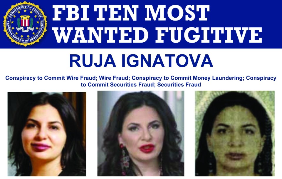 She is the only woman on the FBI's top ten most wanted list