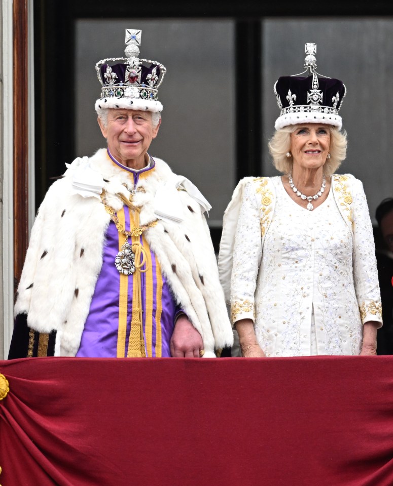  King Charles and Queen Camilla at the Coronation