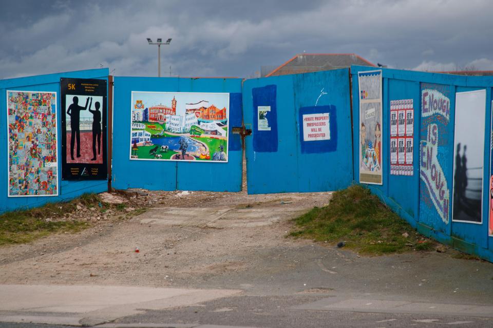 Frontierland Site, Morecambe Lancashire has been abandoned for 25 years