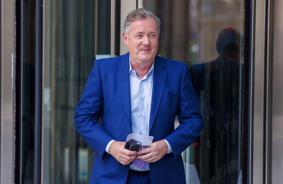 Piers Morgan could not hide his delight at the news on X