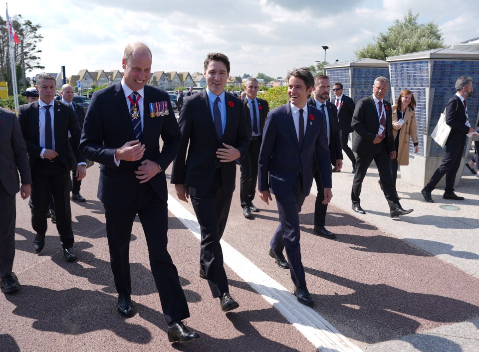 Prince William, Canadian Prime Minister Justin Trudeau and Prime Minister of France Gabriel Attal all spoke at the ceremony