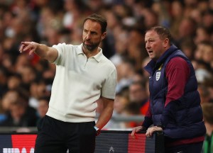  Steve Holland (r) is England boss Gareth Southgate's right hand man