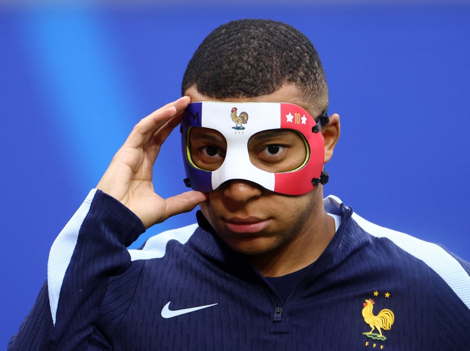 Mbappe's French mask breaks UEFA protocol