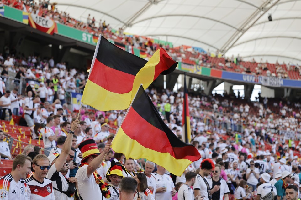 Germany plays Hungary at the Stuttgart arena on Wednesday