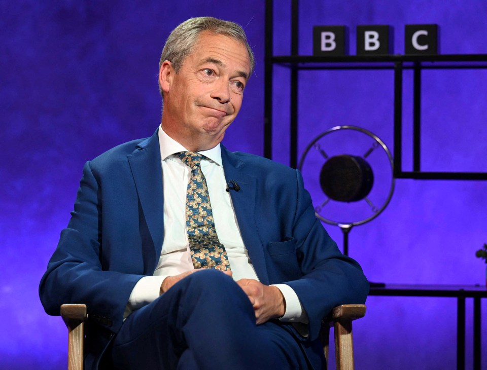 Farage came under fire for his comments