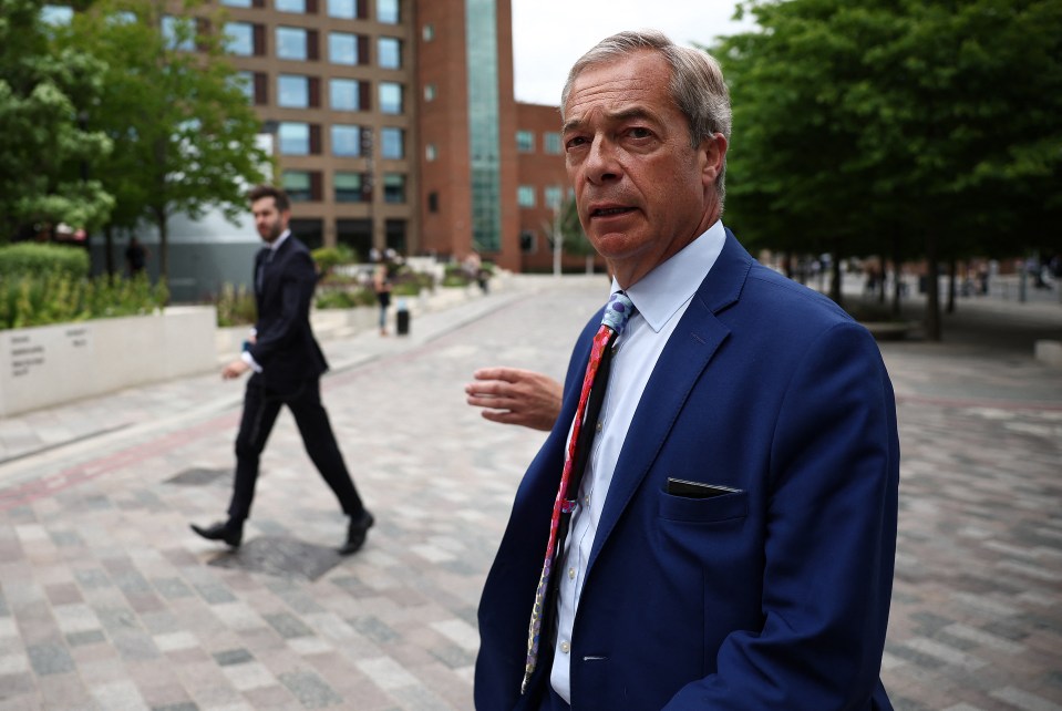 Nigel Farage branded the comments a "total set-up"