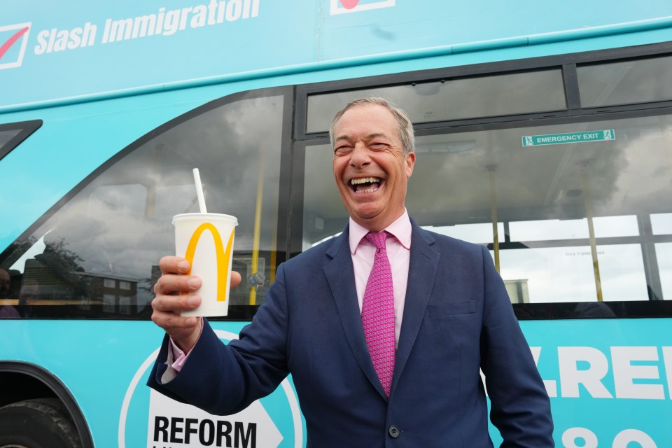 Nigel Farage's entrance into this election is a game-changer, he's even laughing off being splattered with milkshake by a heckler