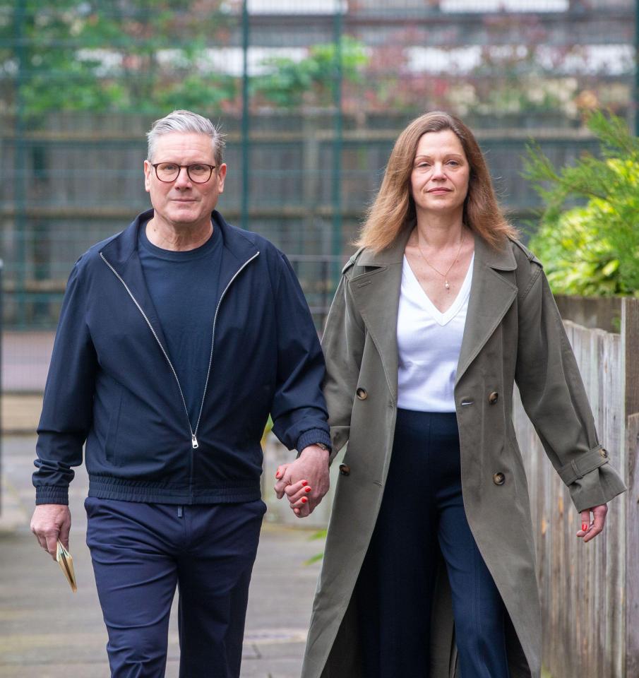 Radical protest groups are threatening to throw Sir Keir Starmer’s first few weeks in power into chaos if he is elected - pictured with wife Victoria