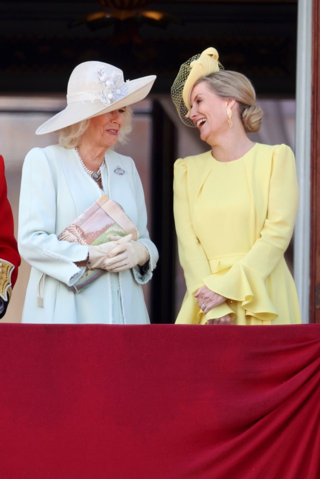 Camilla and Sophie Wessex, the Duchess of Edinburgh, shared a laugh