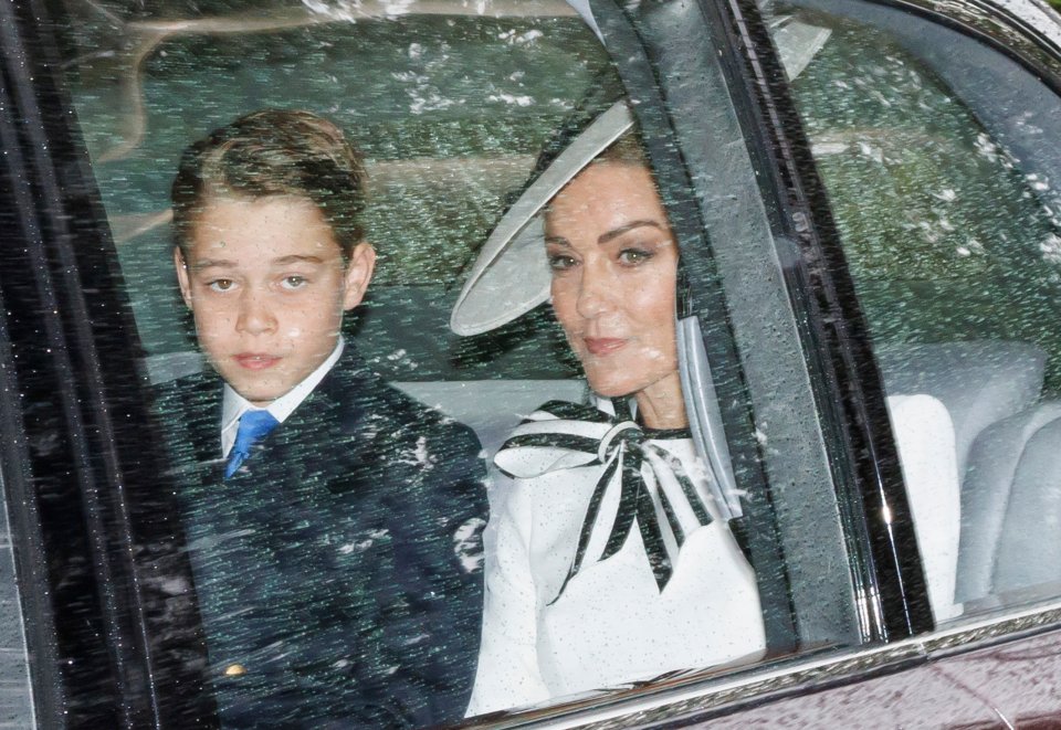 This is the first time Kate has been snapped at a Royal engagement since Christmas