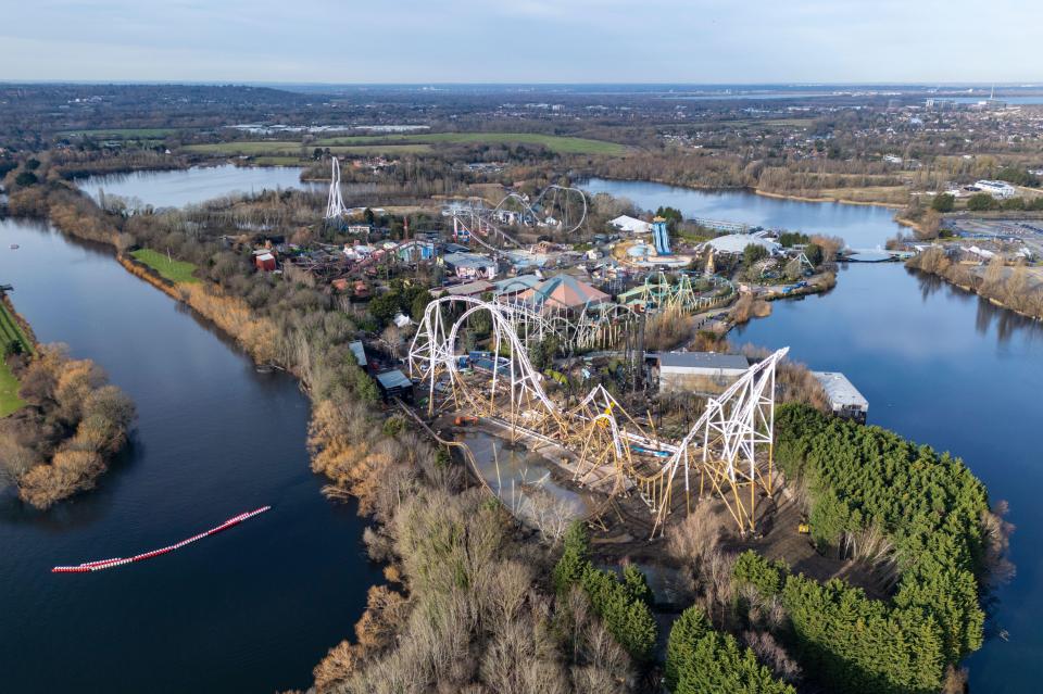 Hyperia at Thorpe Park will remain closed for the time being