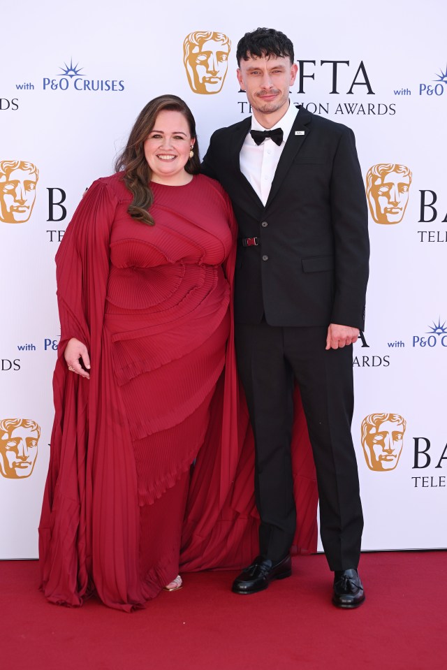 Richard and Jessica on the red carpet at the Baftas in May - but Netflix is now facing being sued for £130million by Harvey