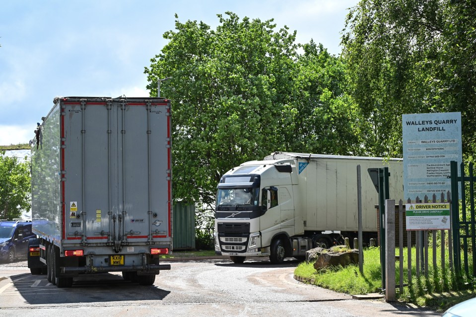 Waste drops to Walleys Quarry were suspended in April