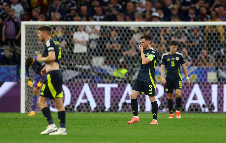 Scotland were humbled in their 5-1 defeat to Germany