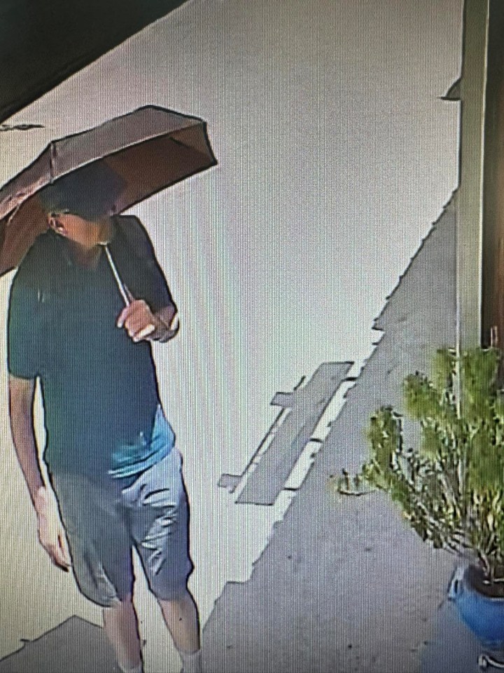 A CCTV image shows what is believed to be missing doctor Michael Mosley