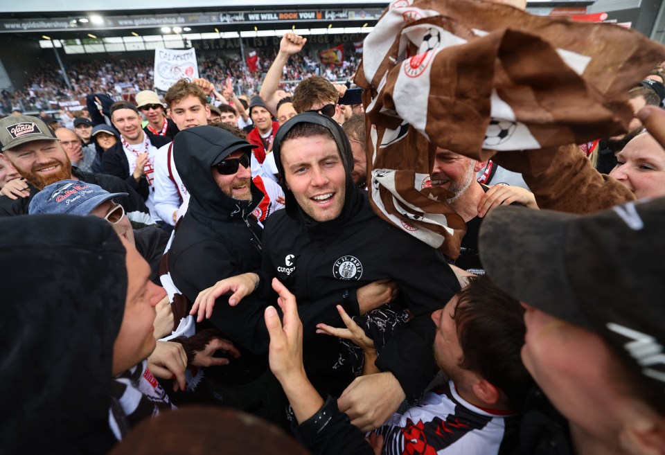 Fabian Hurzeler took St. Pauli to the German second-flight title