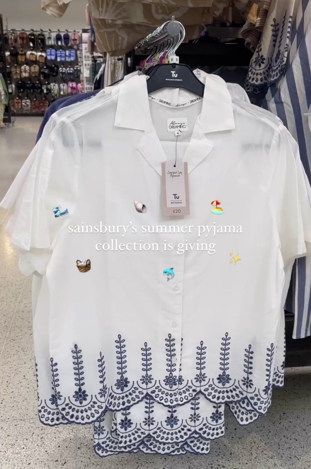 Sainsbury's summer pyjamas are having a viral moment