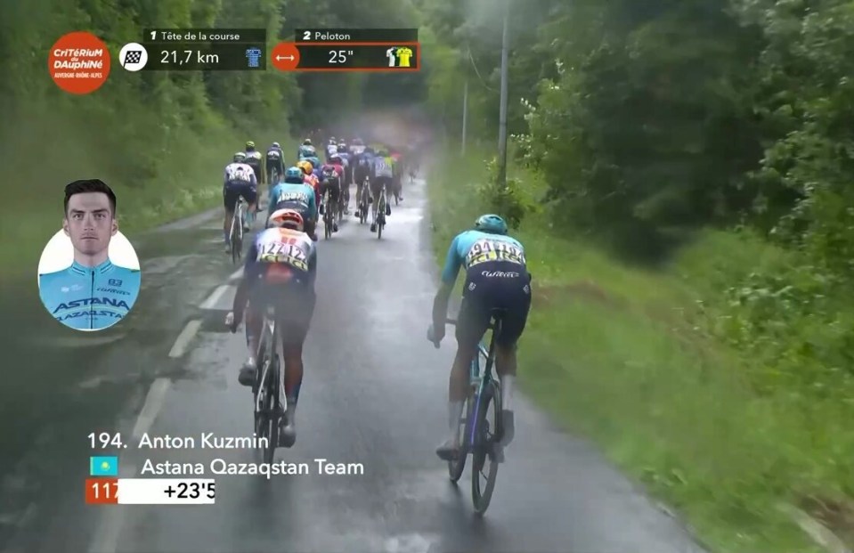 The crash happened on a descent in the rain