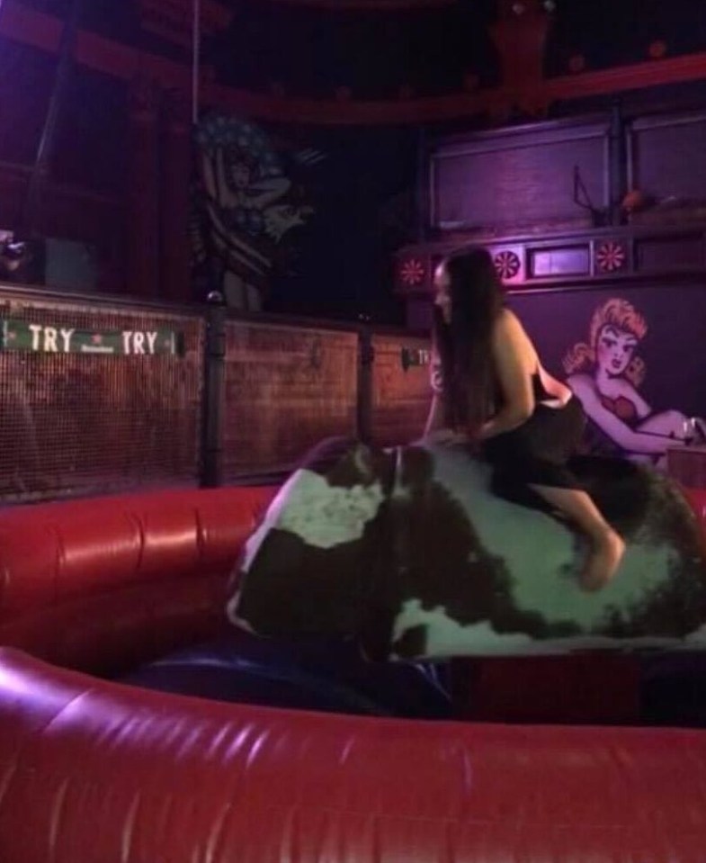 In one snap she took on a rodeo bull