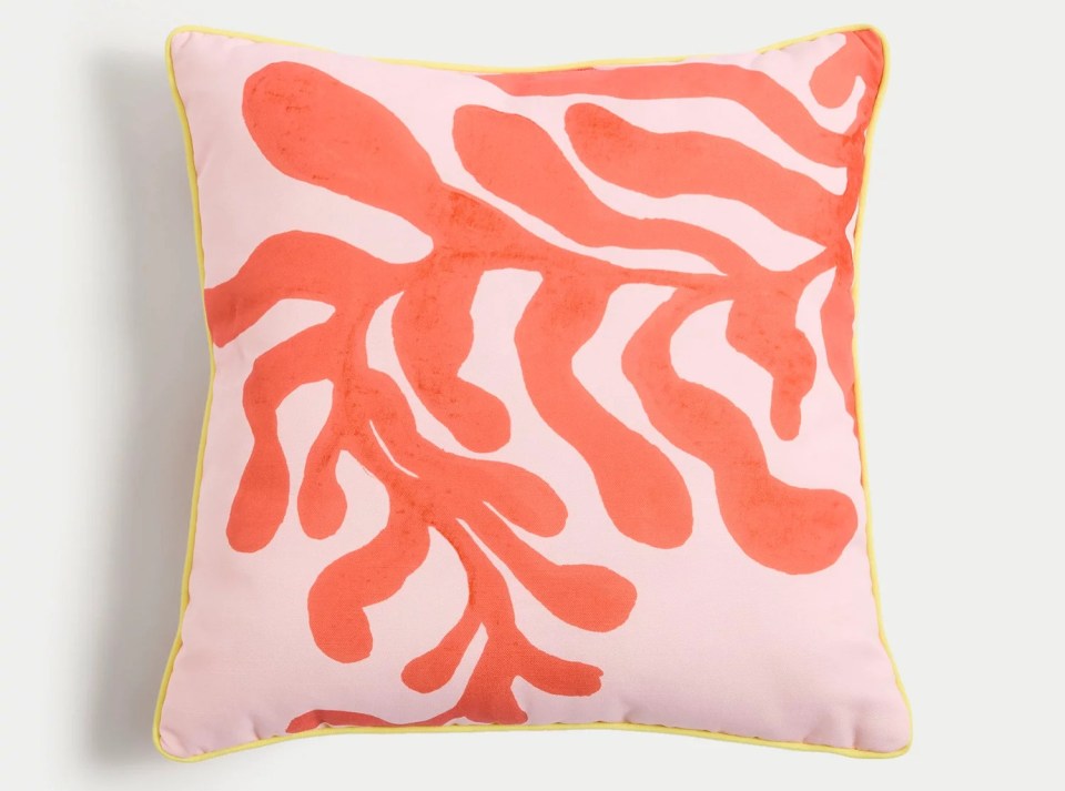 If you go bold with anything, make it outdoor cushions