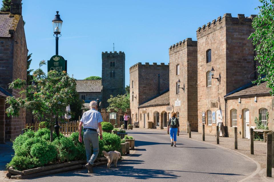 Ripley Castle dates back to the 14th century and has magnificent grounds, lakes, a deer park, walled gardens, hothouses and a kitchen garden