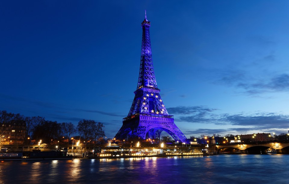 Popular European cities such as Paris are included on the list