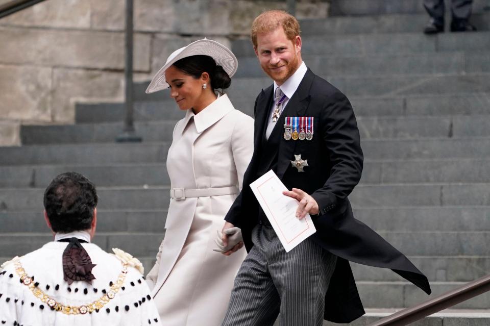 The Sussexes were 'booed' by crowds in London at the late Queen's Platinum Jubilee in 2022