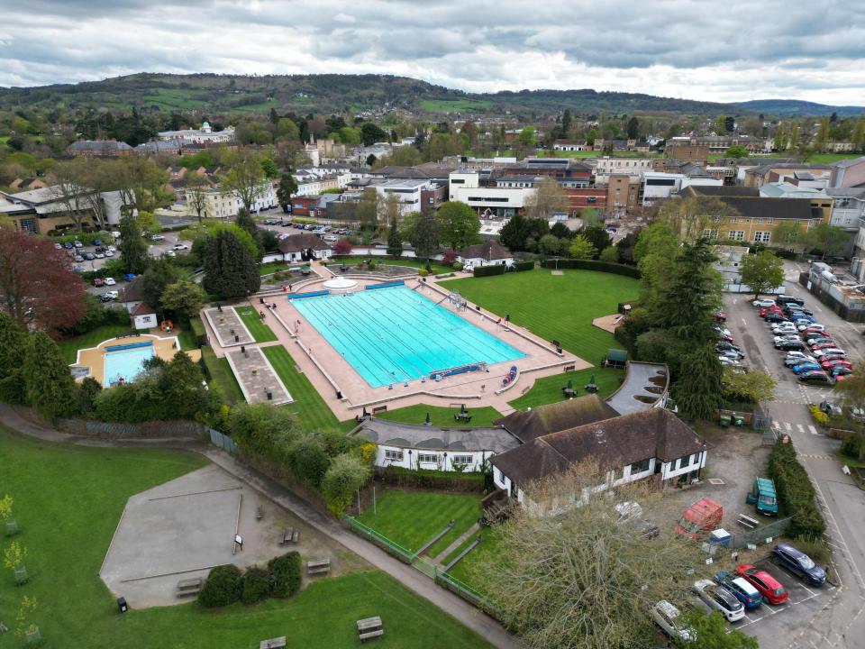 Sandford Parks Lido in Cheltenham is now a Grade-II listed attraction