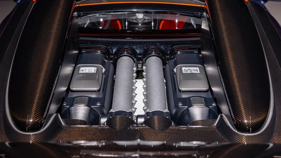 Its quad-turbocharged 8.0-litre W-16 engine produces an eye-watering 1,167 hp