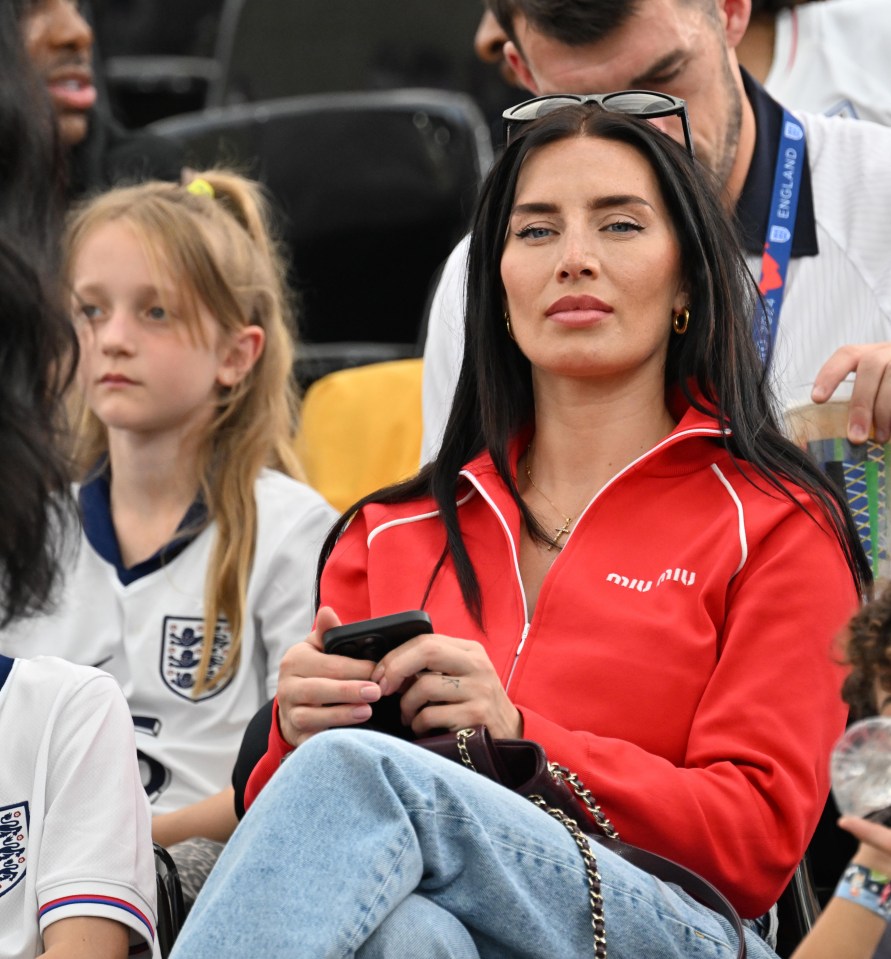 Annie narrowly missed Lauryn at the match against Denmark in Frankfurt