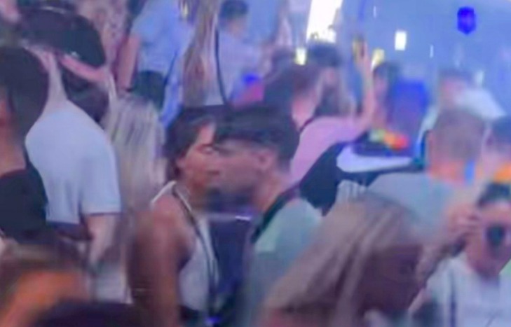 Jay seen with pal Lucy Law at a rave on Sunday evening