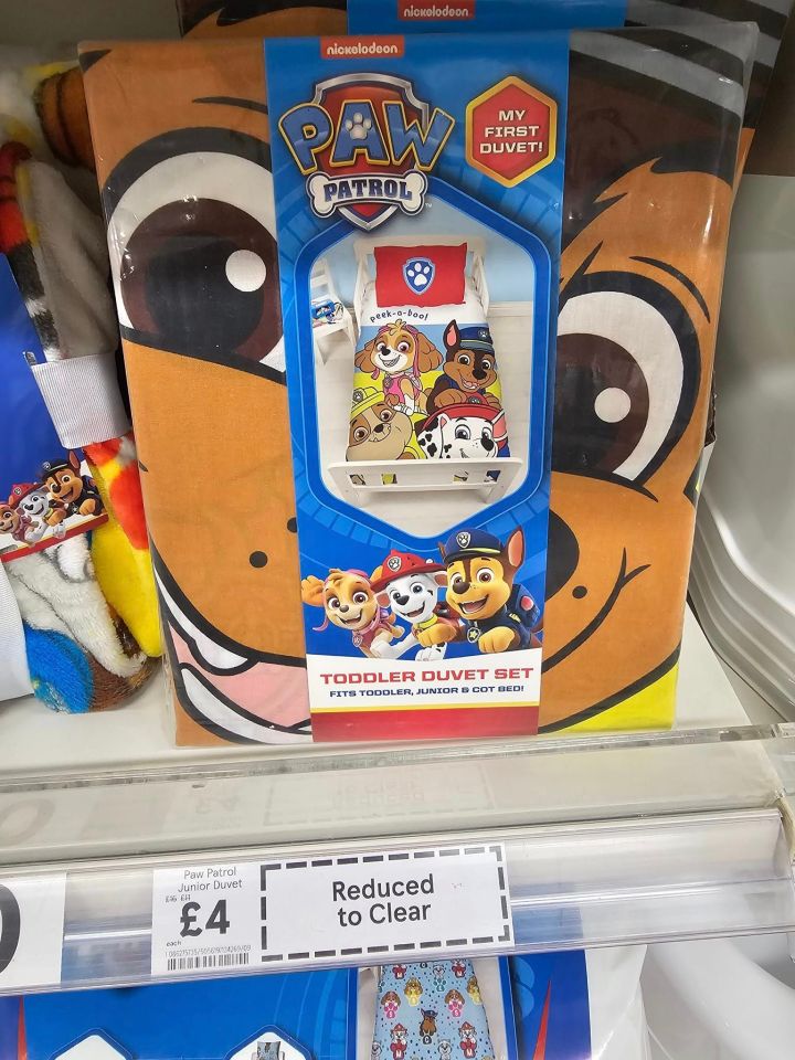 Shoppers are rushing to buy a Paw Patrol set at Tesco for £4